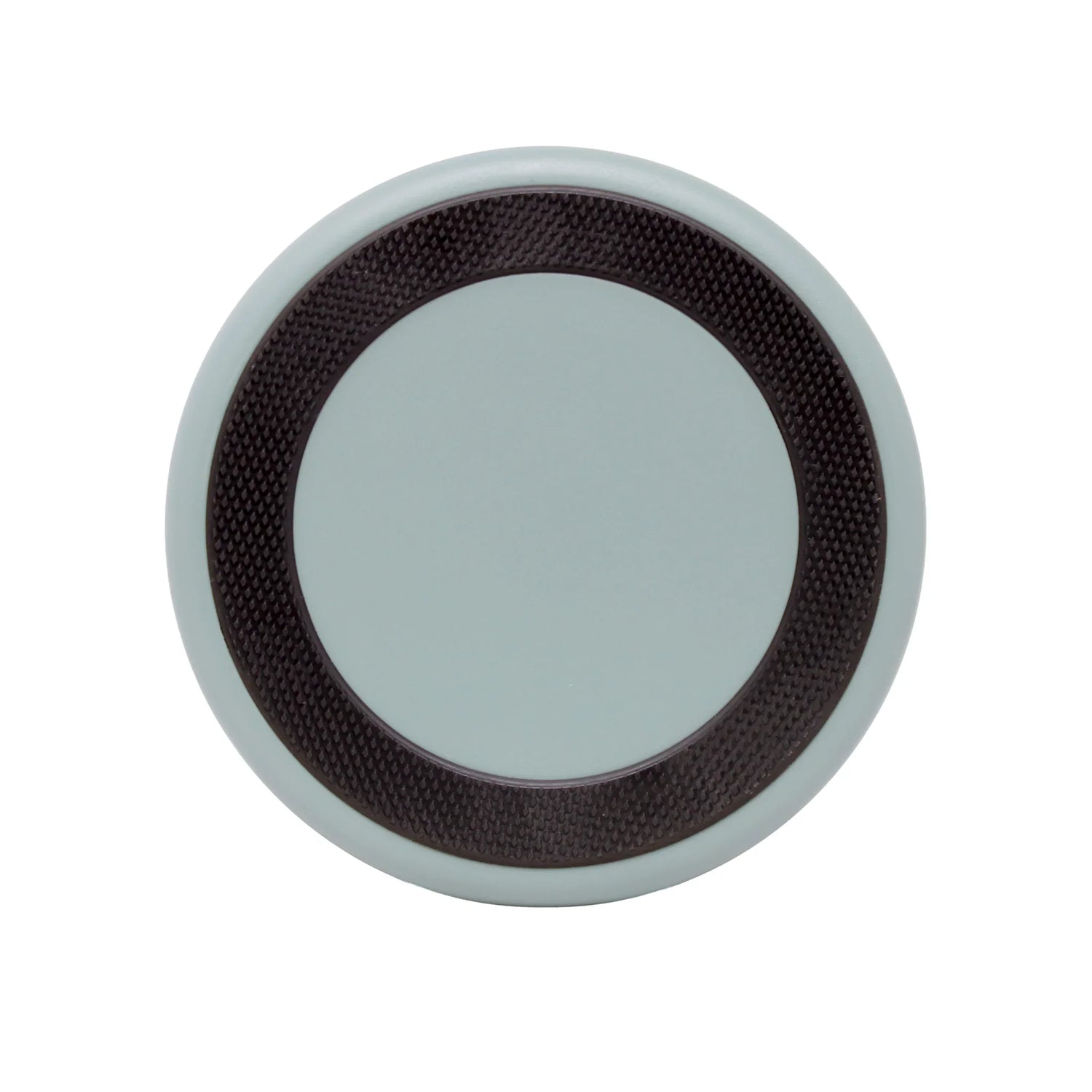 Non slip surface on a stainless steel dog bowl