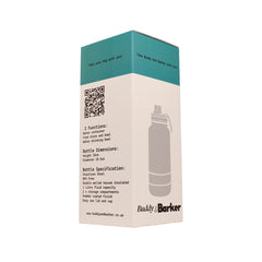 Box showing a dog travel bottle inside